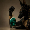 Anubis Spirit Vessel Necklace for Protection and Spiritual Power, Bound Egyptian God Companion