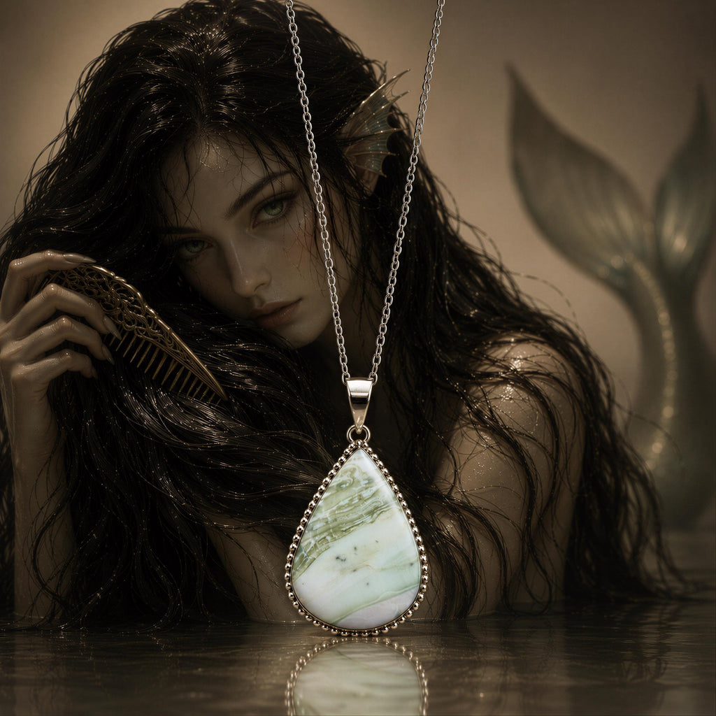 Sea Witch Queen Spirit Necklace for Magnetism, Wishes and Manifestation