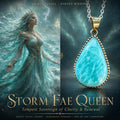 Storm and Sovereignty Spirit Necklace, Fae Queen for Power, Glamour and Command