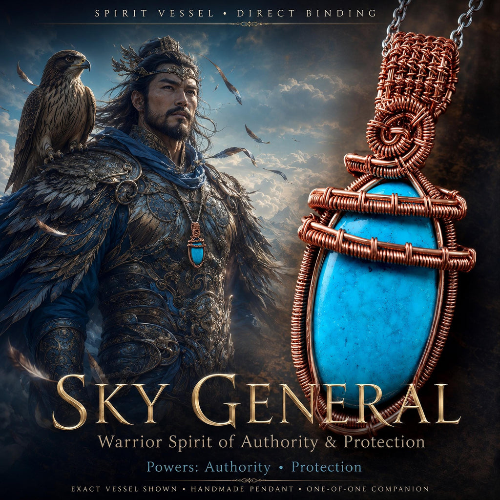 Háwin, the Sky-General - Protector of Realms Spirit Vessel Necklace Protection Pendant