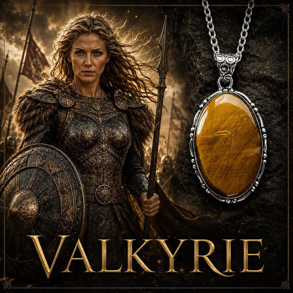 Valkyrie Victory Spirit Necklace, Bound for Courage, Strength and Magick Amulet