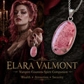 Vampire Countess Spirit Vessel Necklace for Luxury, Abundance & Receiving