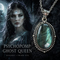 Melinoe Haunted Psychopomp Ghost Queen Spirit Companion Necklace , Psychic Sight Necromancy