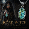 Road Witch Spirit Vessel Necklace for Road Opening, Opportunity & Traveling Protection Talisman