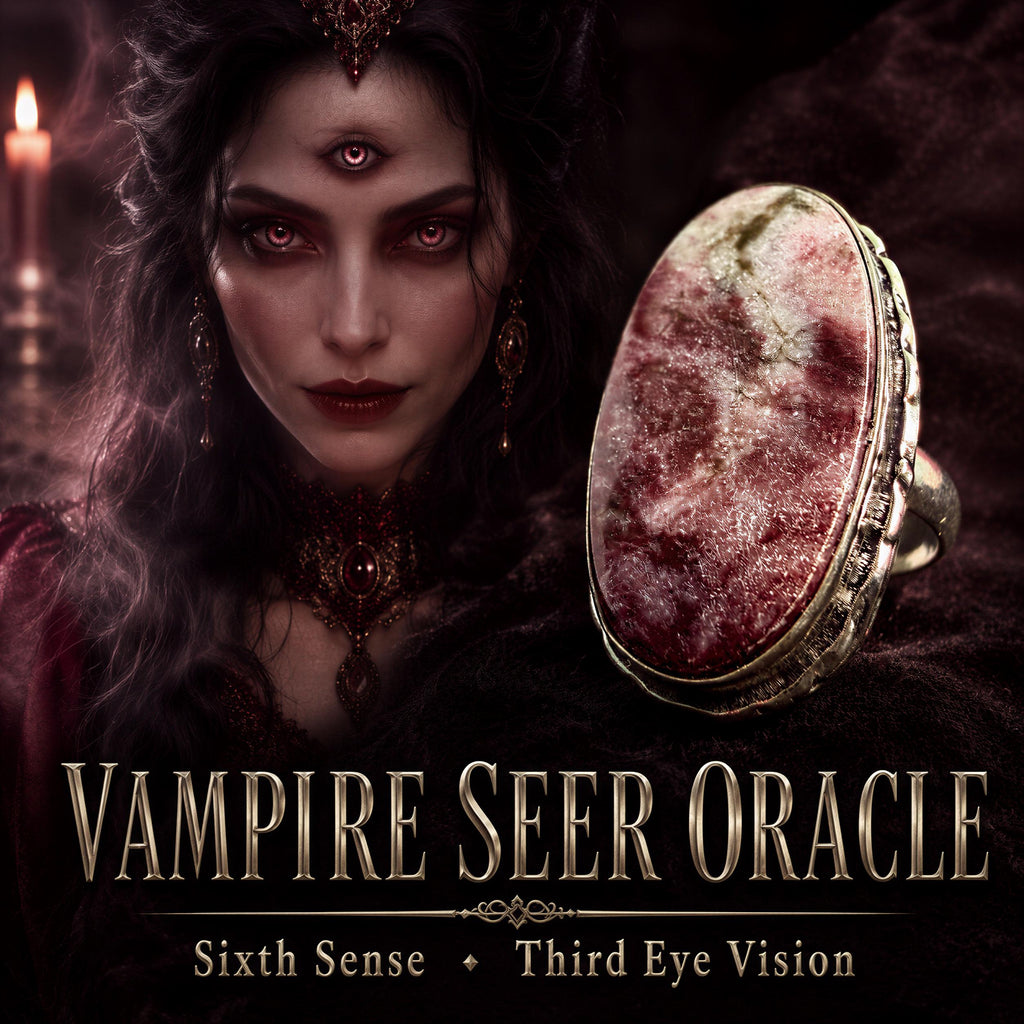 Sabine Nocturne Vampire Spirit Vessel Necklace · The Seer of Sixth Sense, Discernment & Third Eye Powers