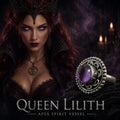 Lilith of the Iron Veil Apex Spirit Vessel Ring · Sovereignty, Fierce Protection & Dark Magnetism