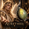 Aurethiel Angelic Guardian King Ring · Hybrid Celestial Spirit Vessel · Protection Magick, Command, Wisdom