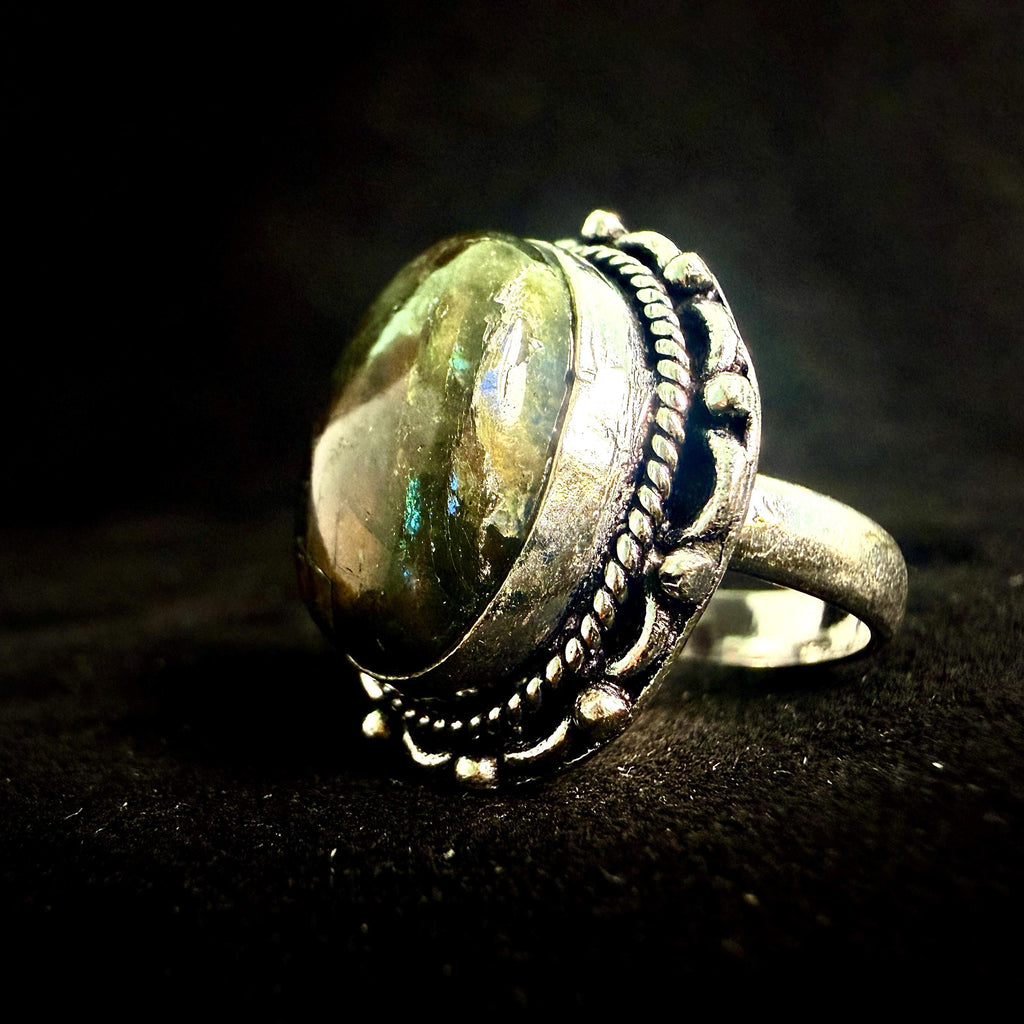 Agathos Daimon Ring · Greco-Egyptian Household Guardian Spirit Vessel · Protection, Prosperity, Stewardship & Good Fortune