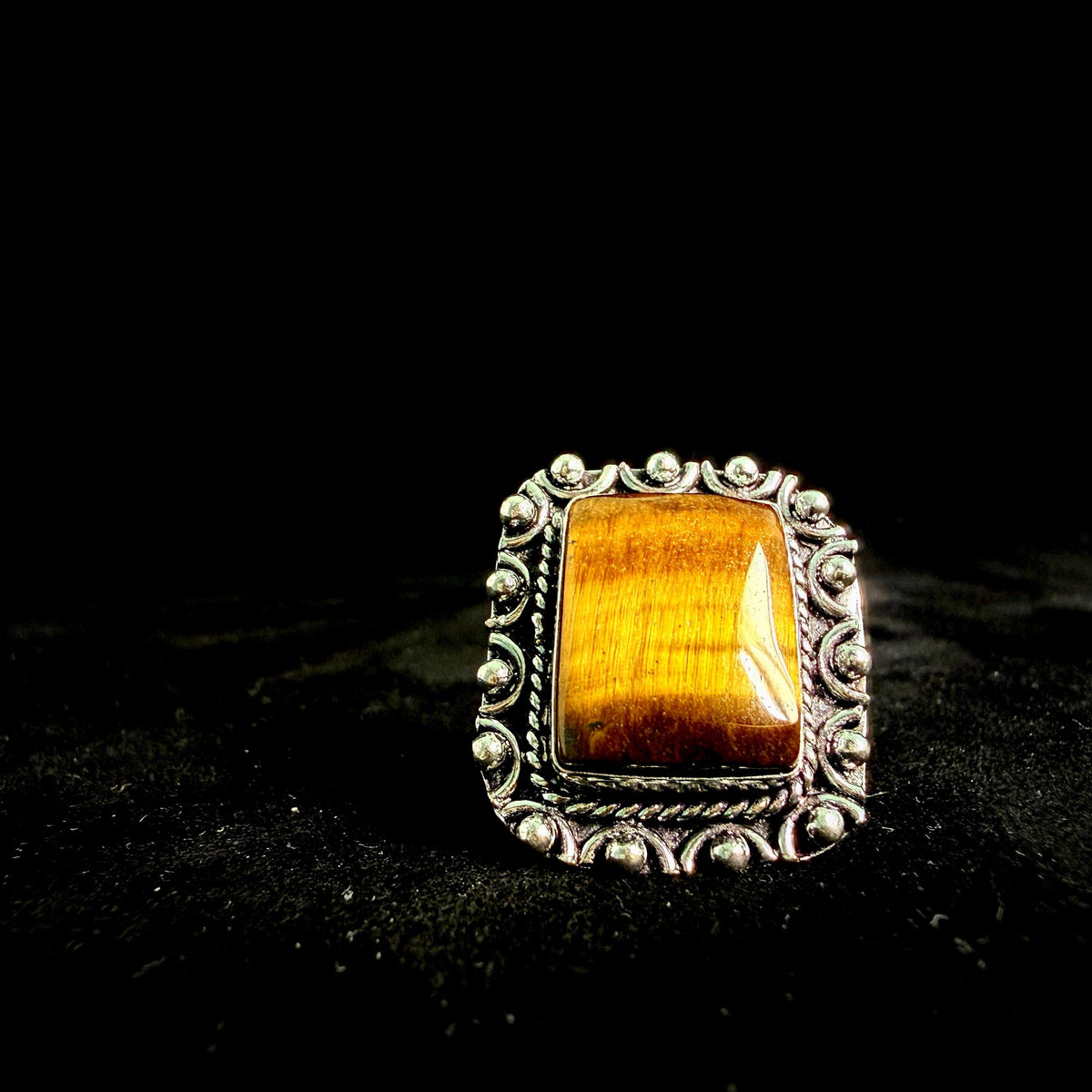 Protection Amulet Baron Samedi Ring · Haitian Vodou Lwa Voodoo Talisman · Cemetery, Passage, Ancestral Wisdom, Vitality