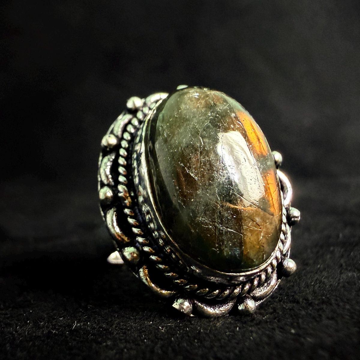 Agathos Daimon Ring · Greco-Egyptian Household Guardian Spirit Vessel · Protection, Prosperity, Stewardship & Good Fortune