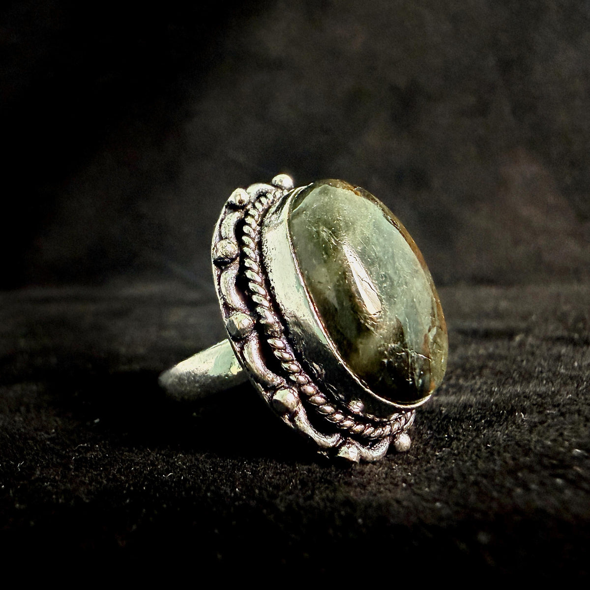 Agathos Daimon Ring · Greco-Egyptian Household Guardian Spirit Vessel · Protection, Prosperity, Stewardship & Good Fortune