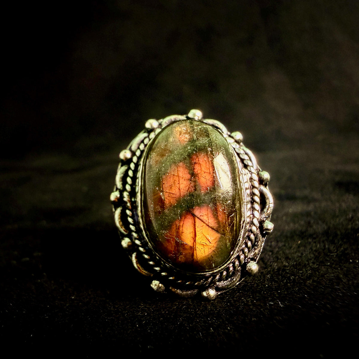 Agathos Daimon Ring · Greco-Egyptian Household Guardian Spirit Vessel · Protection, Prosperity, Stewardship & Good Fortune