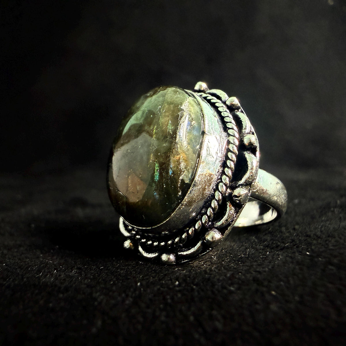Agathos Daimon Ring · Greco-Egyptian Household Guardian Spirit Vessel · Protection, Prosperity, Stewardship & Good Fortune