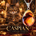 Cat Familiar Spirit Vessel Pendant · Household Prosperity, Money Luck, Business Success, Home Protection & Resource Guar