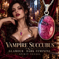Vampire Succubus Pendant · Dark Feminine Ritual Attraction, Glamour, Desire, Confidence