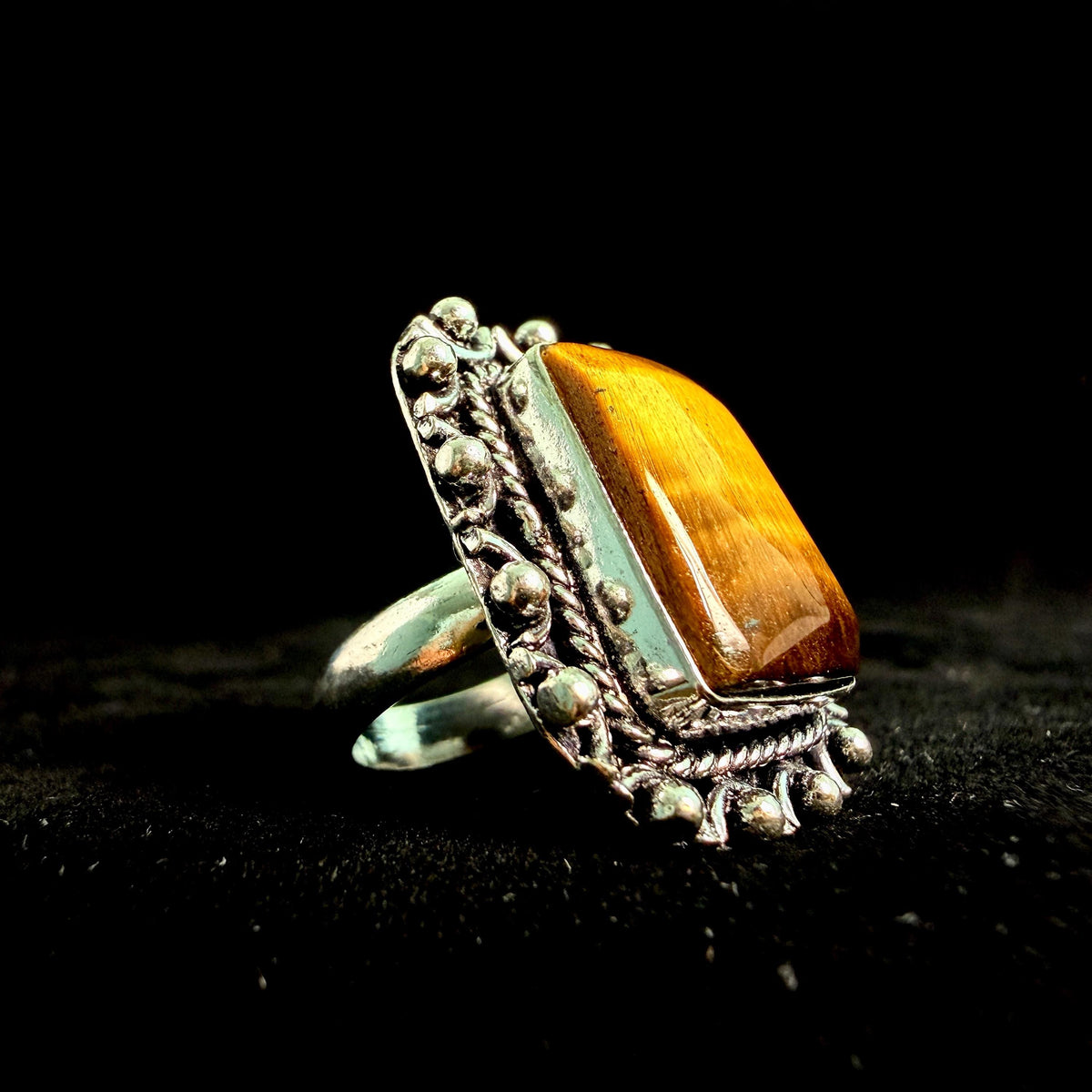 Protection Amulet Baron Samedi Ring · Haitian Vodou Lwa Voodoo Talisman · Cemetery, Passage, Ancestral Wisdom, Vitality