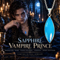 Sapphire Vampire Prince Pendant · Magnetism, Rank, People Reading, Strategy & Night Intuition · Vampire Ritual Jewelry