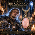 Sir Conrad Ghost Knight Pendant · Protection, Loyalty, Night Watch, Courage & Oathkeeping · Spirit Companion Jewelry