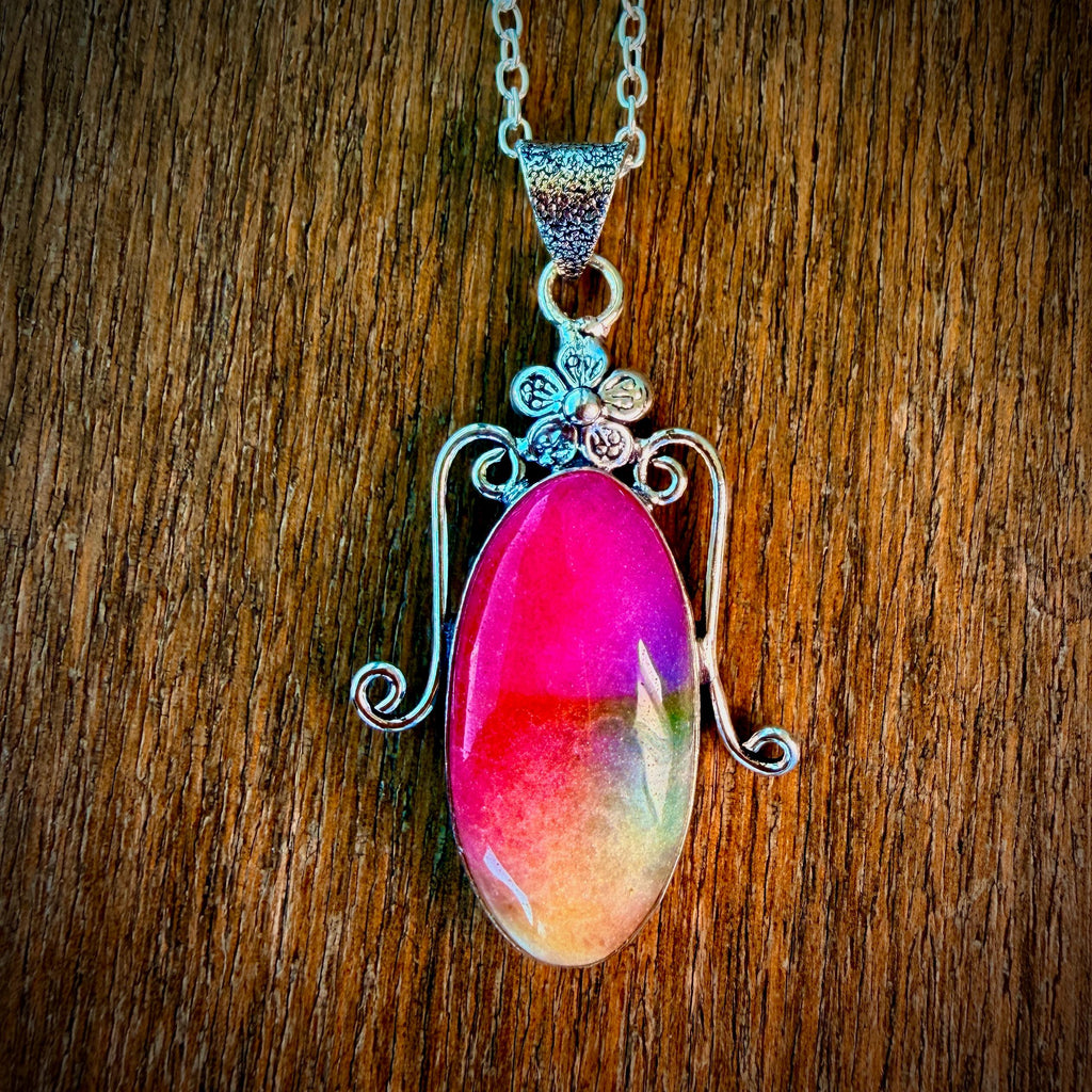 Sabine Salamander Witch Queen Pendant · Fire, Confidence, Attraction, Creative Power & Transformation · Spirit Companion Jewelry