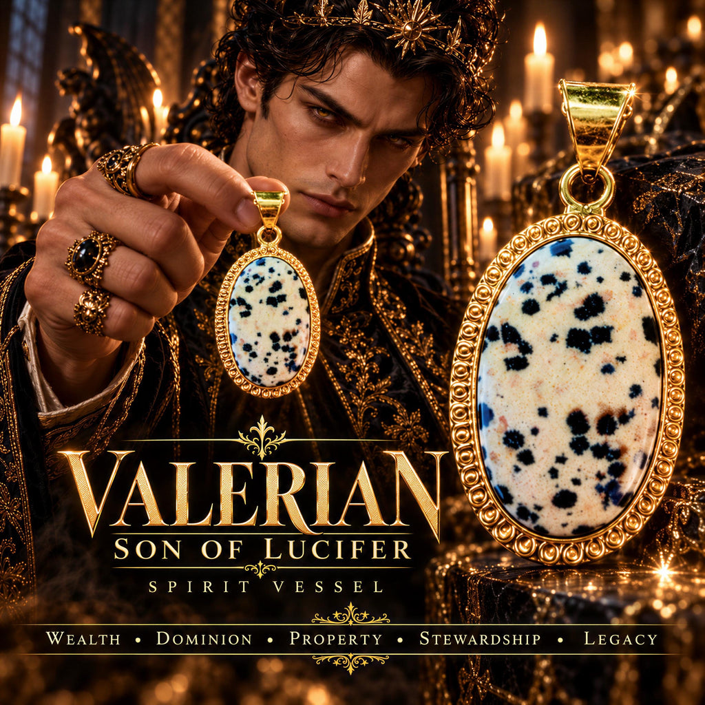 Valerian Son of Lucifer Pendant · Wealth and Dominion , Property, Stewardship & Legacy · Infernal Ritual Jewelry