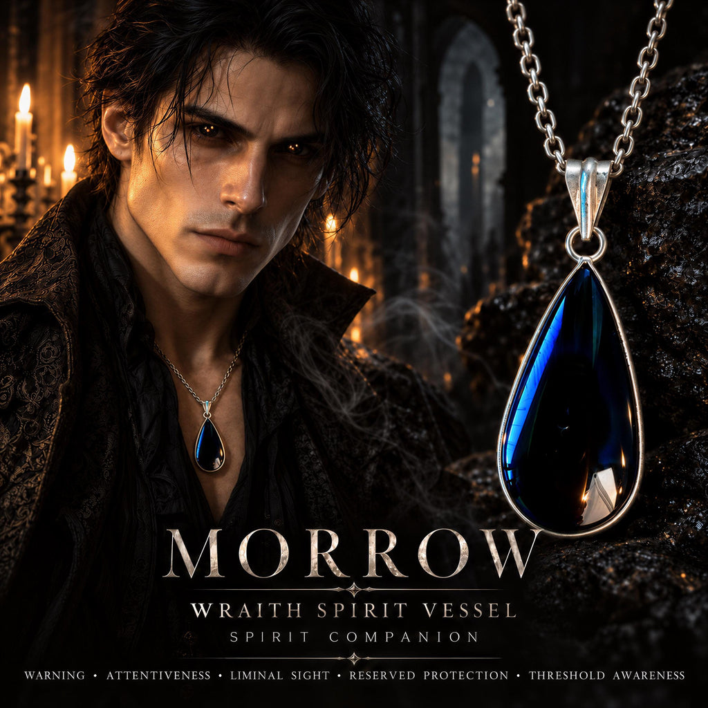 Morrow Shadow Wraith Pendant · Concealment, Psychic Warning, Privacy, Night Vigilance & Shadow Discernment · Spirit Comp